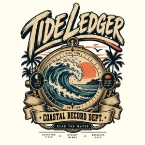 Surf Cadran Marees Vague Vintage