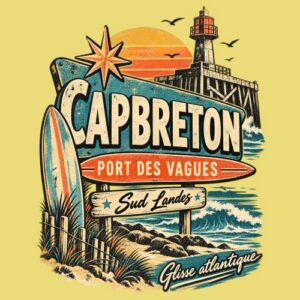 Surf Capbreton Port Vagues
