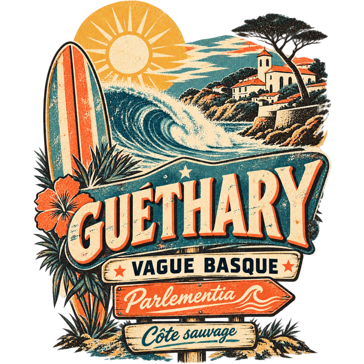 Surf Guethary Vague Basque