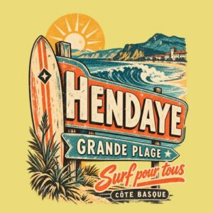 Surf Hendaye Grande Plage