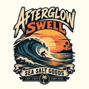 Surf Vague Surfeur Soleil Couchant