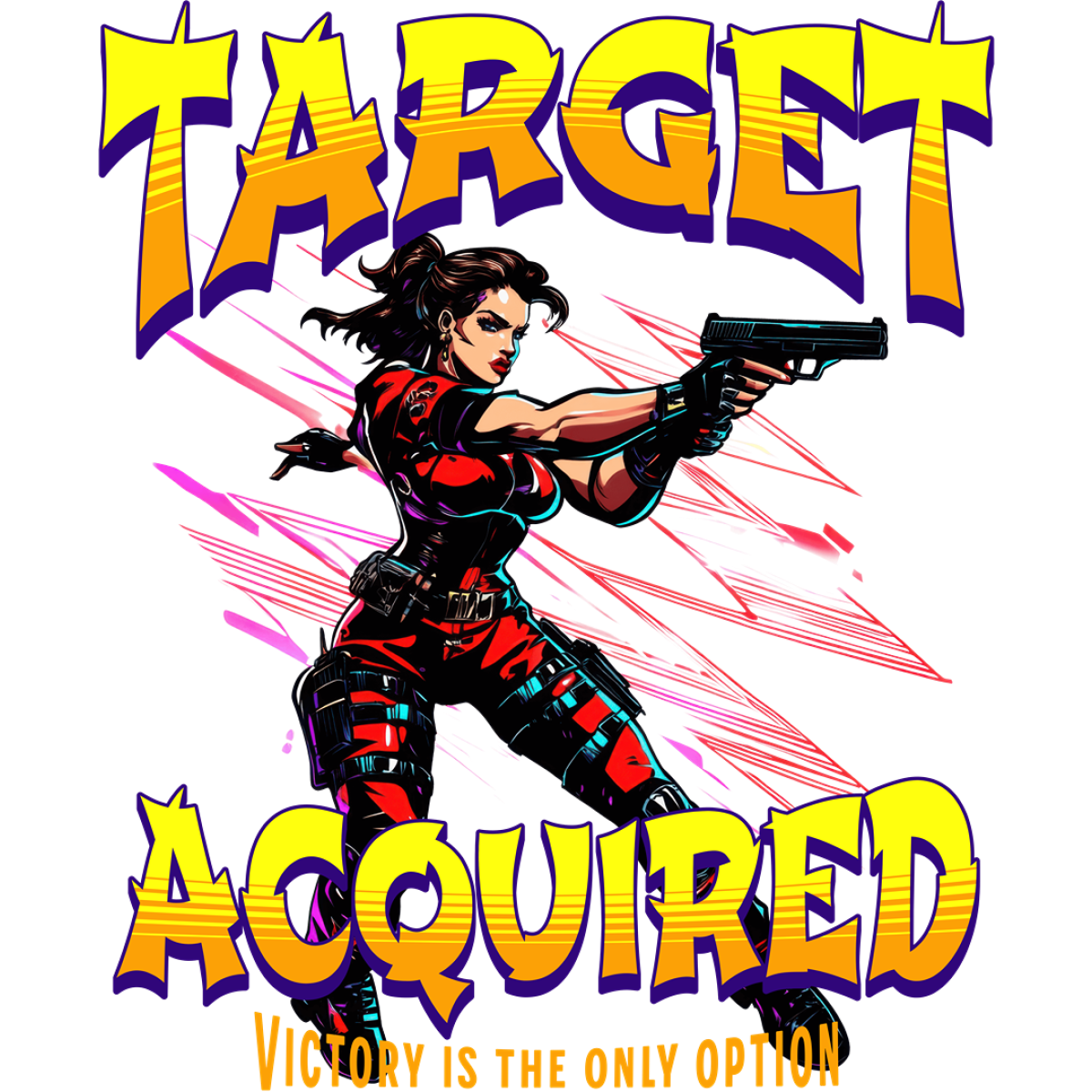 Target action style comics