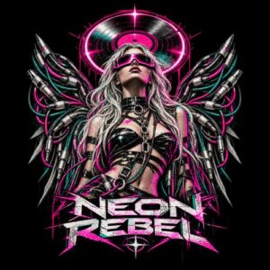 Teufeur Ange Cyber Vinyle Neon