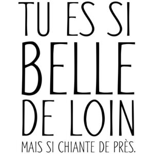 Tu Es Si Belle De Loin