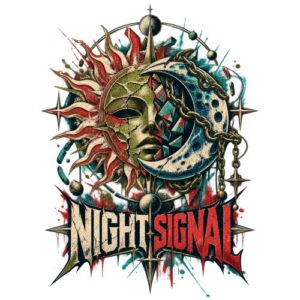 Visage soleil lune Night Signal